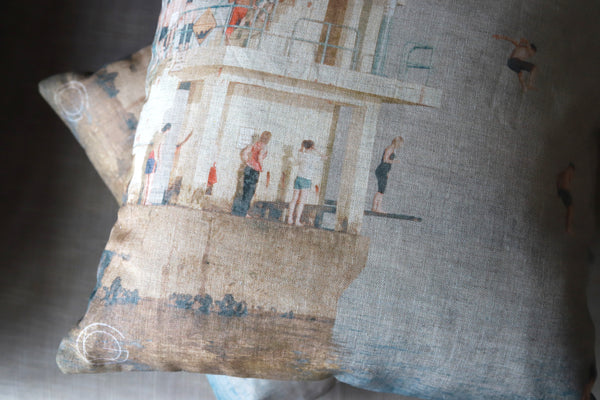 Linen Cushion - Spring Break