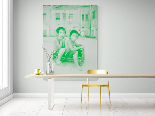 Best Friends Green Narrative Photograph | Fine Art Photography