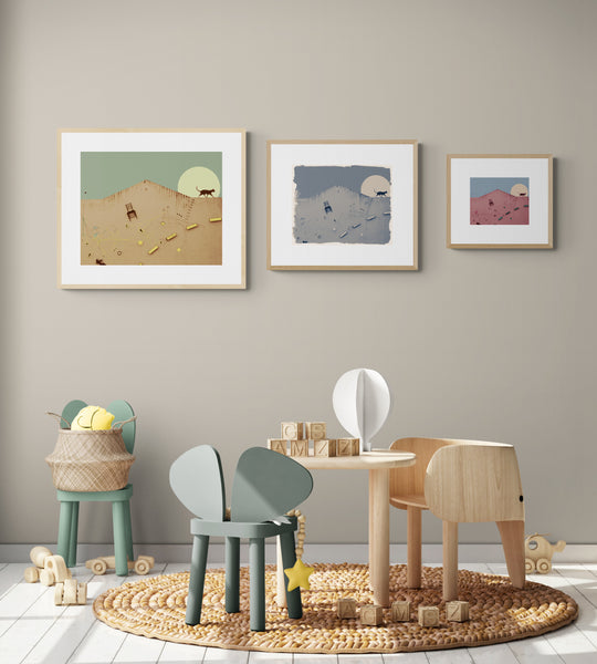 The Cat and the Moon (Green)