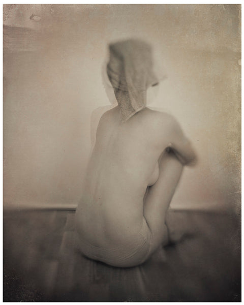 self portrait figurative Photography. Nude female figure.  Fine Art limited edition Photograph on Hahnemühle Museum grade paper. Francesca Woodman, whitewall, Saatchi Art, Artfinder