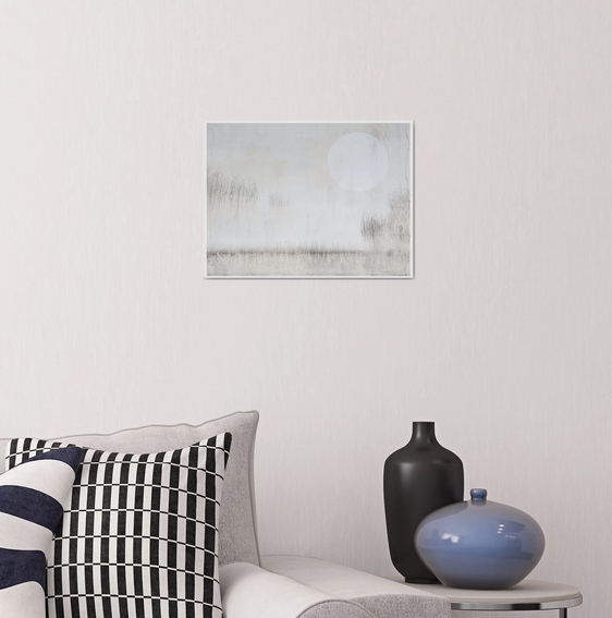 Lough Boora Blue Moon | Framed Printing | Fine Art Photography