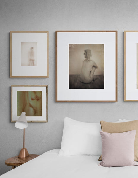 Portrait with towel on head