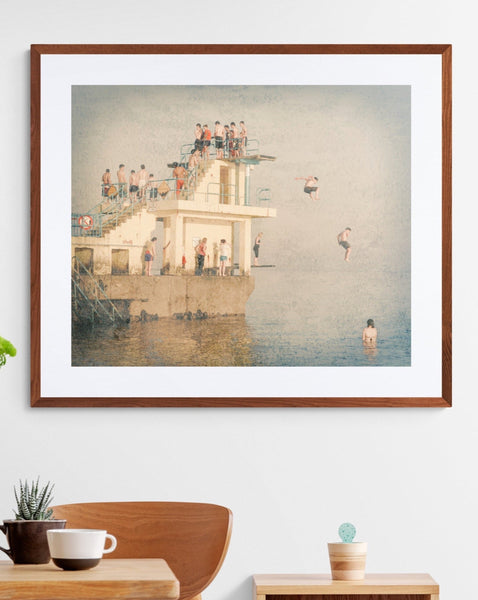 Original limited edition photograph of Salthill Diving, Galway, Ireland