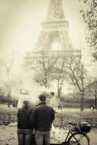 Crepes by the  Eiffel Tower