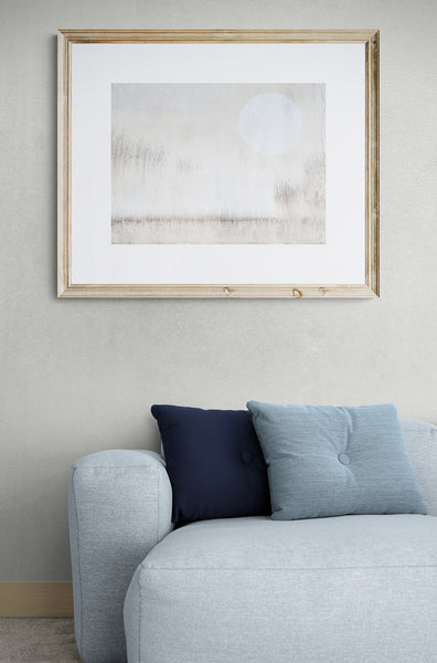 Lough Boora Blue Moon | Framed Printing | Fine Art Photography